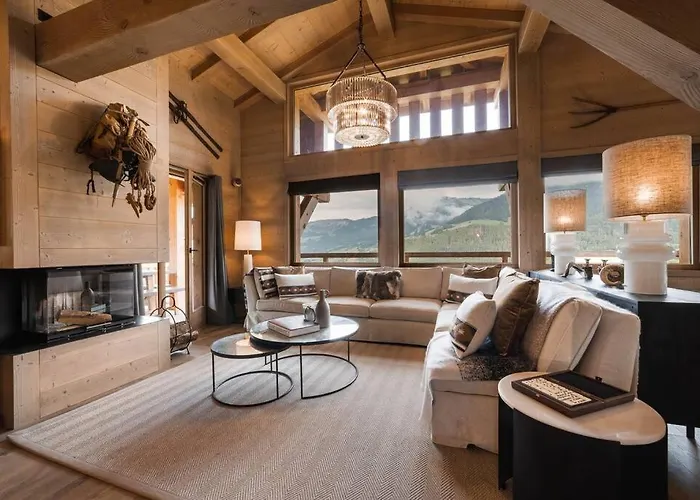 Luxury Chalet, Sleeps 8 With Mountain Views And Jacuzzi 木屋 梅杰夫